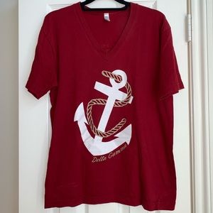 Delta Gamma American Apparel Anchor T-shirt